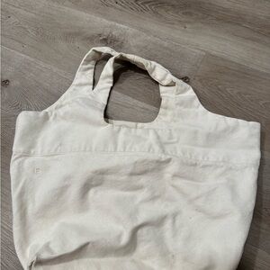 Everlane Canvas Cream Tote Bag
